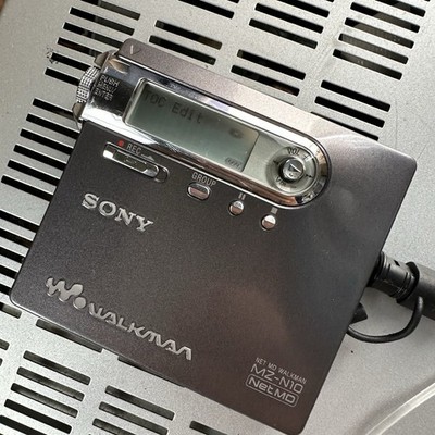 SONY MZ-N10 NET MD WALKMAN Gray Fully Tested Main unit only | eBay