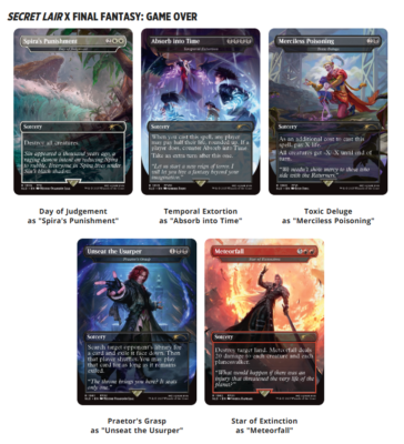 NEW & IN HAND- MTG Secret Lair x Final Fantasy 