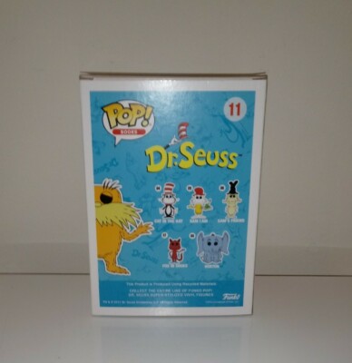 FUNKO Pop! Books Dr Seuss Lorax Flocked #11 Vinyl Figure 2017