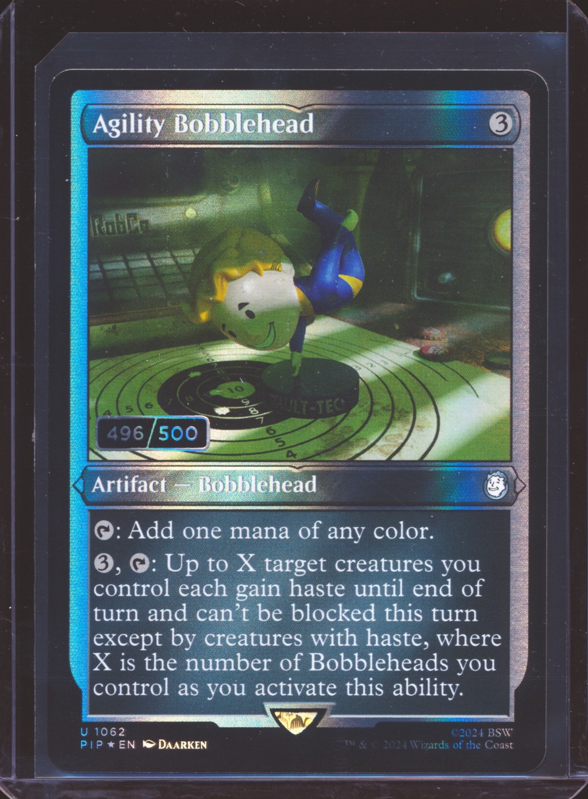 Agility Bobblehead 2024 Universes Beyond: Fallout #1062 Serial