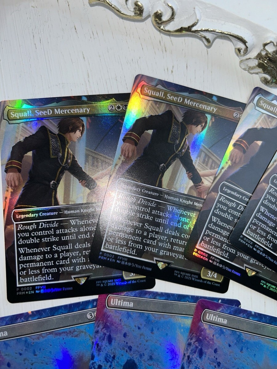 MTG Standard Showdown Promos Squall, SeeD Mercenary & Ultima Final