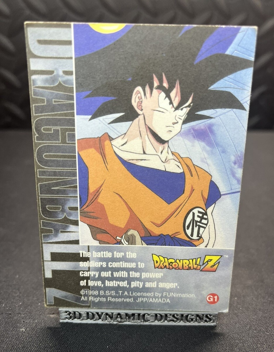 1998 Dragon Ball Z Series 2 Gold Metallic Goku #G1 JPP/Amada 🔥 | eBay
