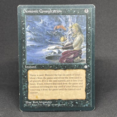 MTG Demonic Consultation [ICE] 4枚セット Demonic Consultation
