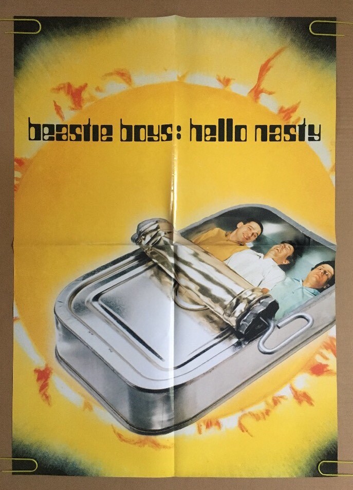 The Beastie Boys Hello Nasty Vintage Poster Promo 1990's Pin-up