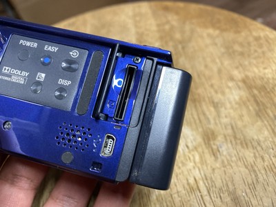 SONY Handycam DCR-SX41 Blue Camcorder 60xOptical Zoom TESTED Works