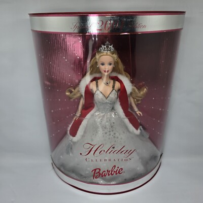 2001 Holiday Celebration Barbie NIB READ | eBay