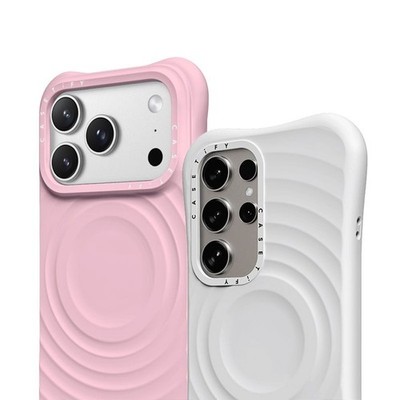 CASETIFY Ripple Case IPhone 17/PRO/PRO MAX Orange/White/Oat
