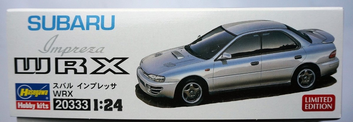 HASEGAWA 1/24 SUBARU Impreza WRX 4 door model #20333 limited scale