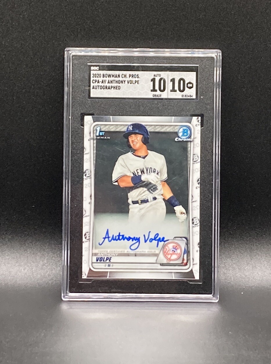 Anthony Volpe 2020 Bowman #CPA-AV Chrome Prospect Auto (1st) Price