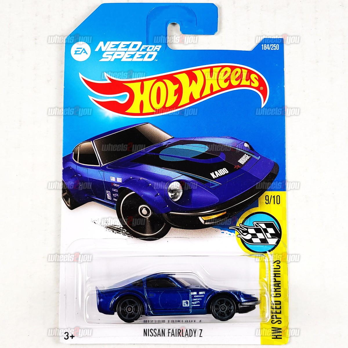 Hot Wheels NISSAN FAIRLADY Z #184 blue Need for Speed HW Speed
