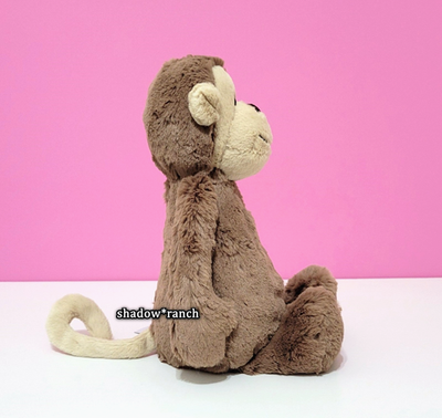 Jellycat Brown Beige Bashful Monkey Plush Soft Toy 12