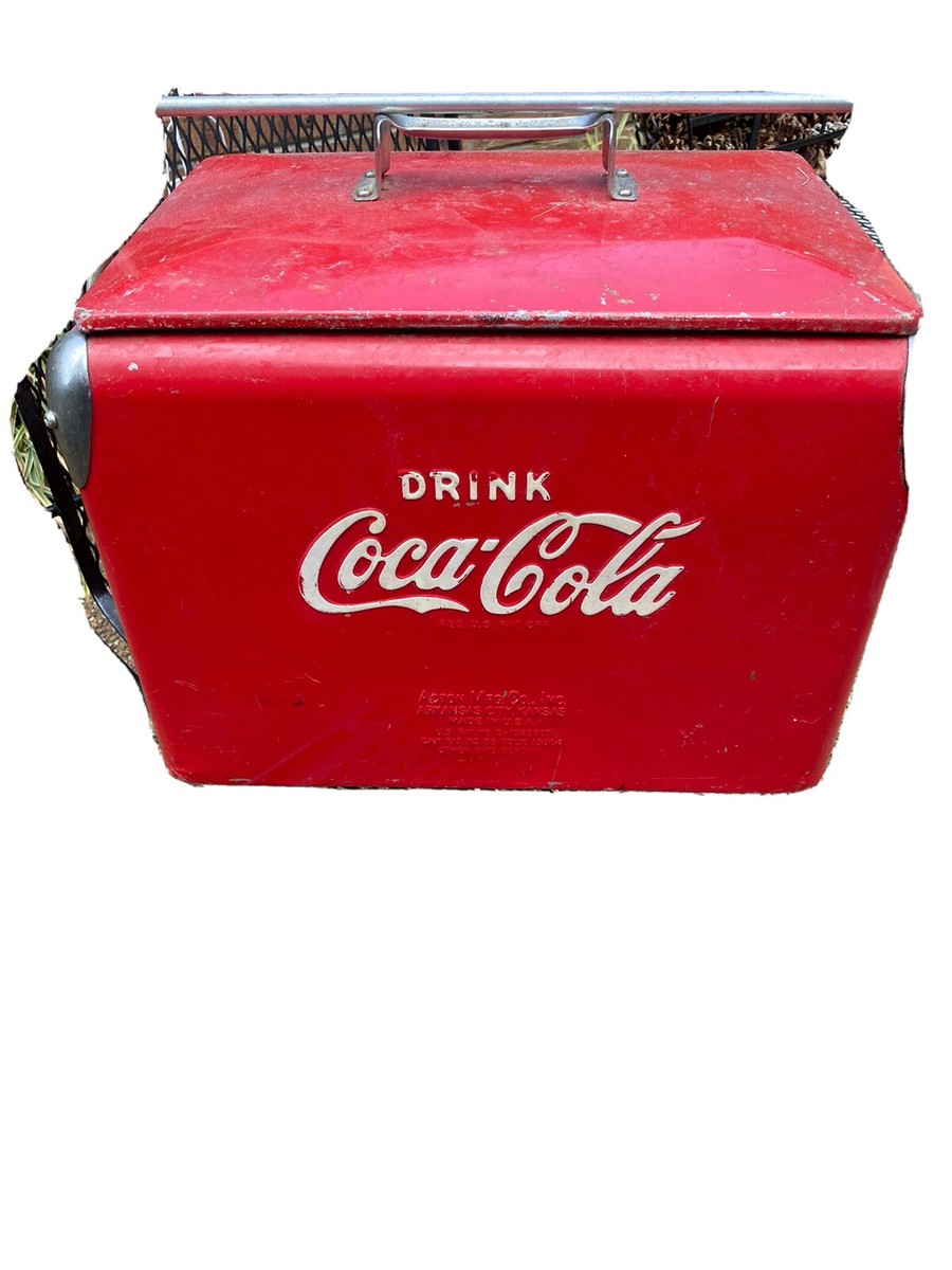 Vintage Coca Cola Cooler by Acton Mfg. Co., KS | eBay