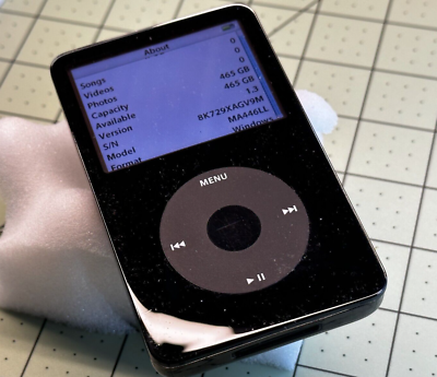 All Black 2TB iPod Video 5.5 Gen w/Wolfson DAC, 3000mah Battery