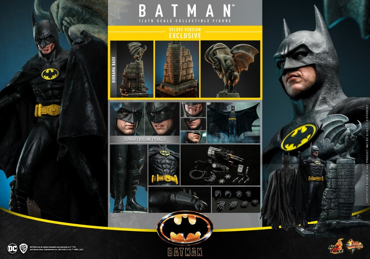 1/6 Hot Toys MMS693 BATMAN (1989) Batman Deluxe Ver. Action Figure