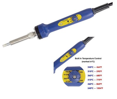 Hakko FX-601 Temperature Control Soldering Iron For Stained Glass