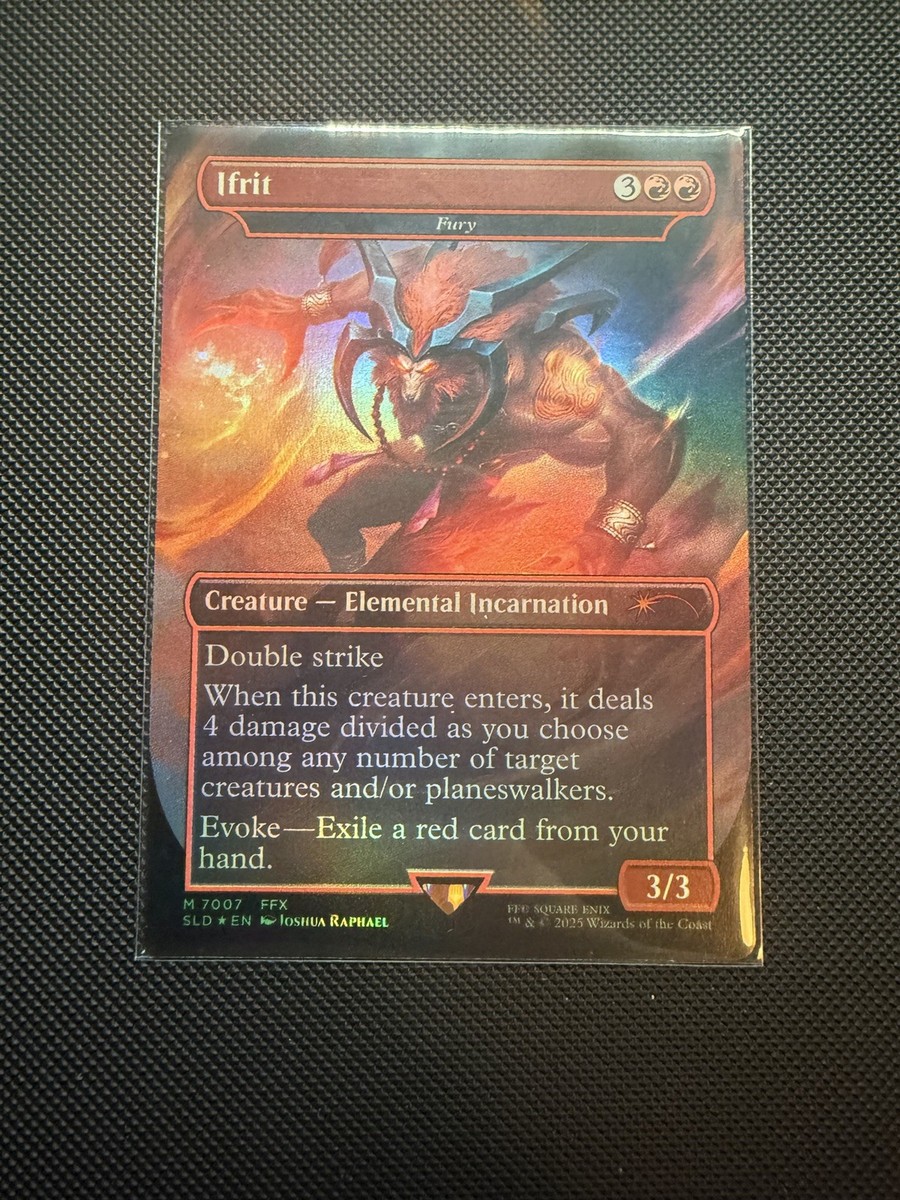 イフリート 激情 Secret Lair MTG FF Secret Lair イフリート(激情