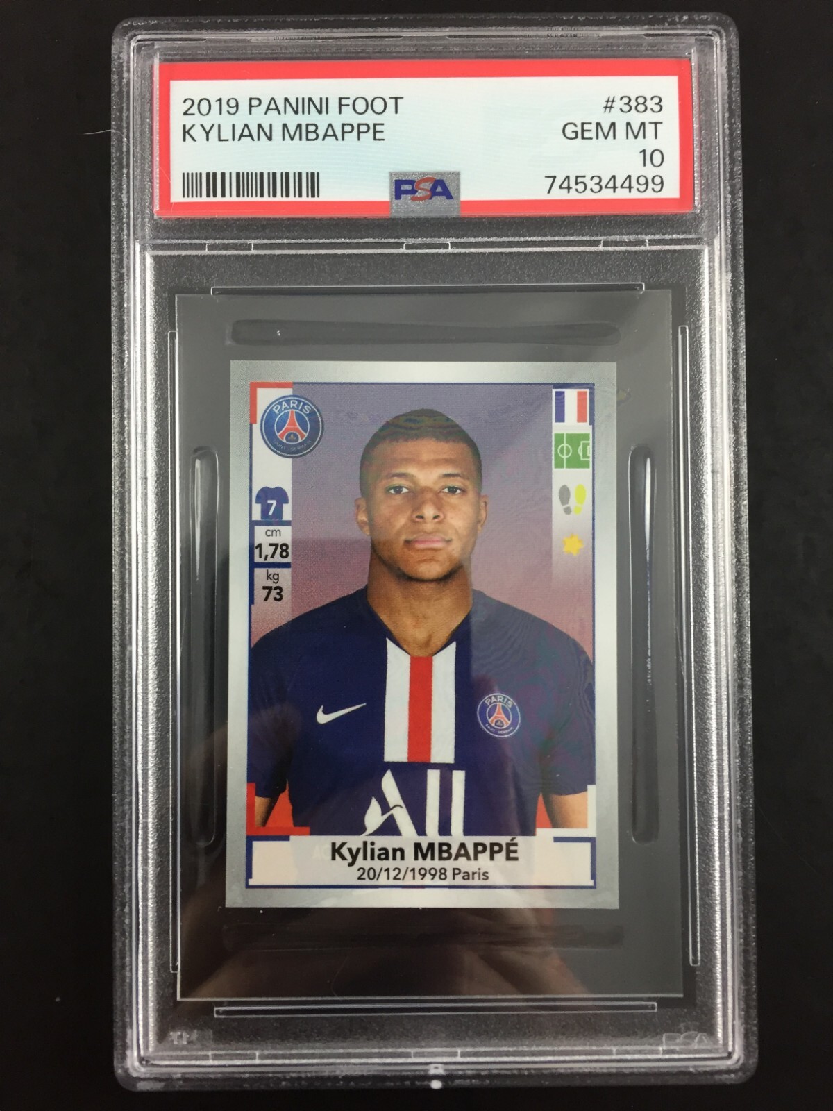 KYLIAN MBAPPE DAN LEYDON PSA10