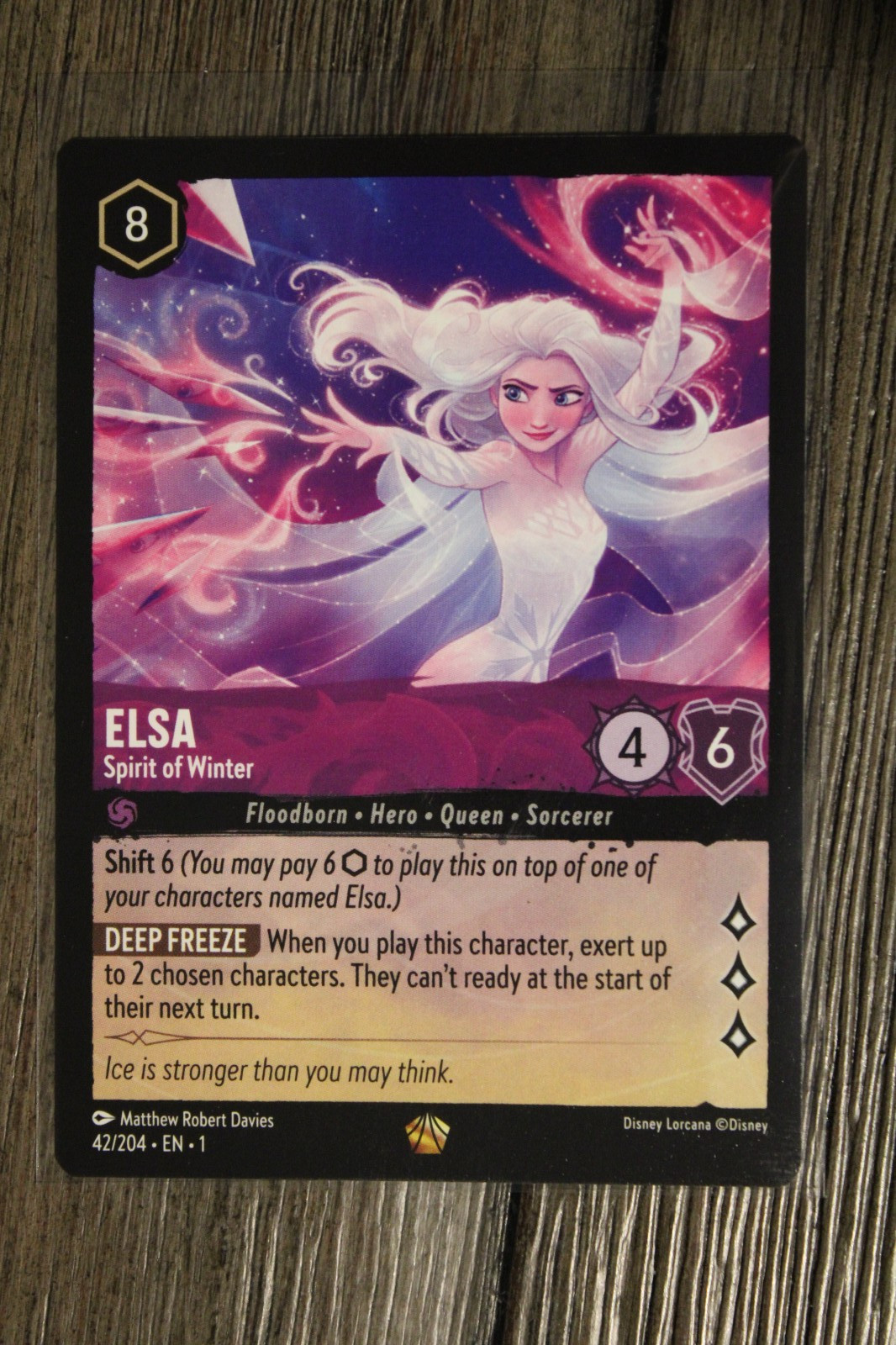 ロルカナ ディズニー エルサ 冬の精霊 エンチャンテッド psa9 ロルカナ