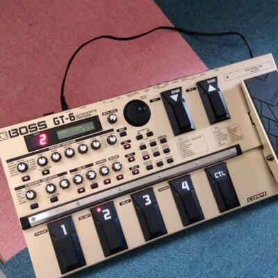 マリンゴールド】BOSS GT-6 ギター用マルチエフェクター マリン