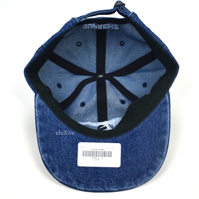 NWT Supreme B.C BC Dinosaur T-Rex Logo Denim Hat 6 Panel Men's