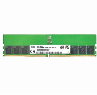 SK Hynix 32GB DDR5 5600MHz PC5-44800 2RX8 UDIMM DesktoMemory Ram