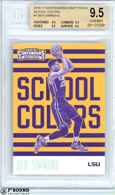 Ben Simmons BGS 9.5: 2016-17 Panini Contenders Draft Picks School