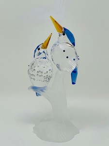 スワロフスキー カワセミ 貴重な廃盤Malachite Kingfishers