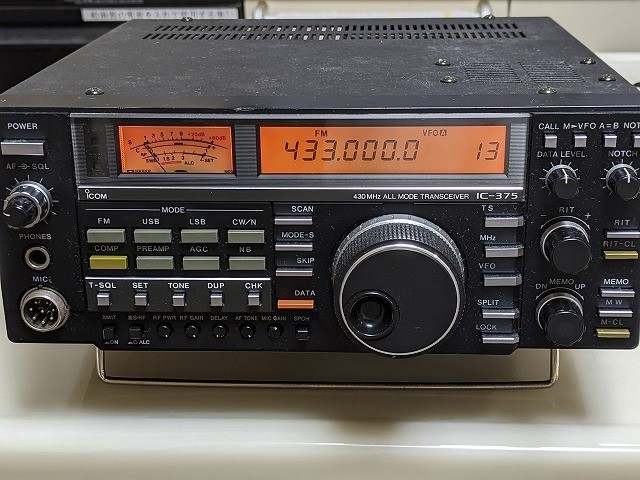 ICOM IC-375 Dトランシーバー 430MHz ICOM IC-375 430MHz ALL MODE