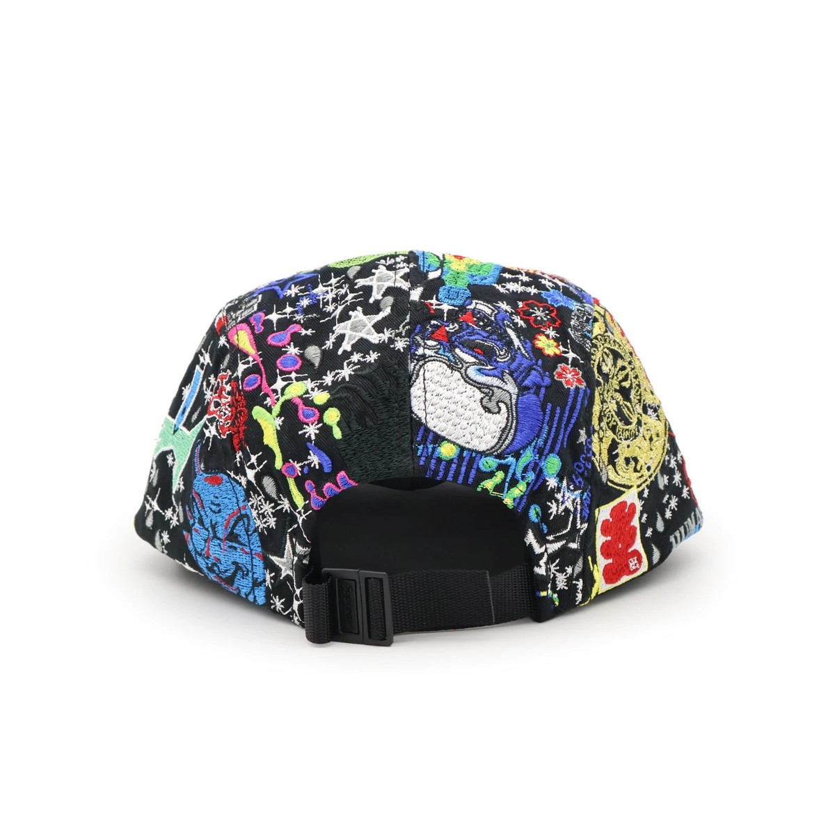 Supreme AOI Embroidered Camp Cap Black | eBay
