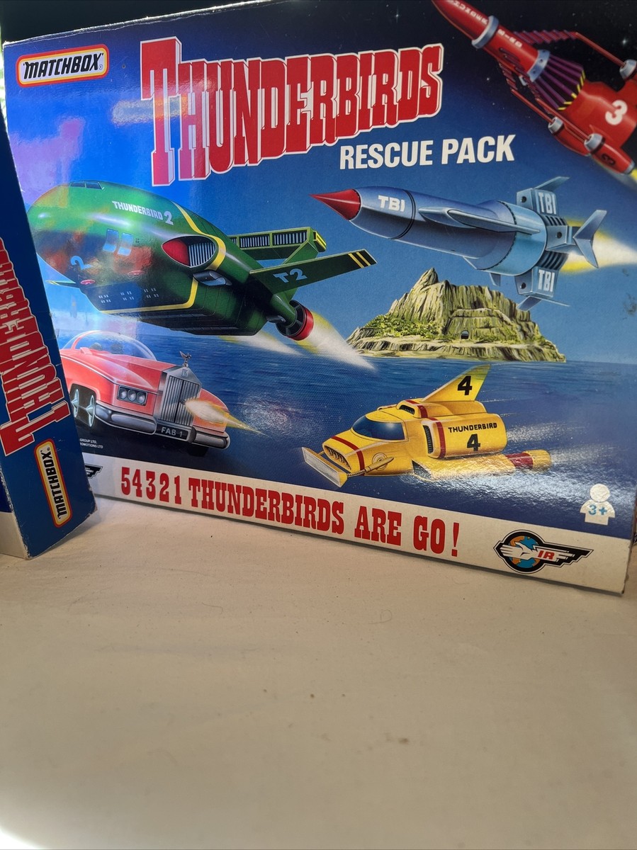 THUNDERBIRDS RESCUE PACK VINTAGE 1992 90s MATCHBOX VEHICLE SET