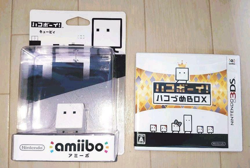 Amiibo Box Boy HakoBoy Qbby Nintendo Wii U 3DS Figure Game hako JP