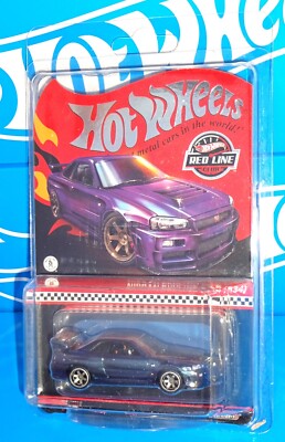 Hot Wheels 2024 Red Line Club Nissan Skyline GT-R (R34) Purple