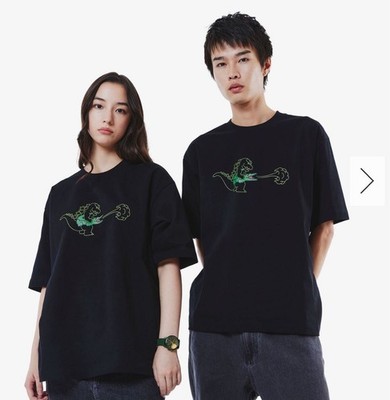 Lacoste ラコステ ゴジラ tシャツ ブラック Mサイズ LACOSTE GODZILLA