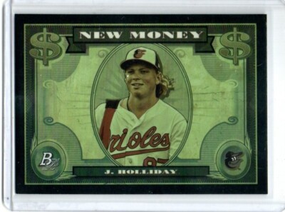 2023 Bowman Platinum Jackson Holliday New Money Rookie Card