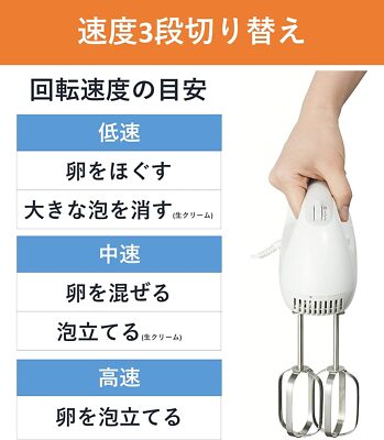 Panasonic MK-H4-W ハンドミキサー