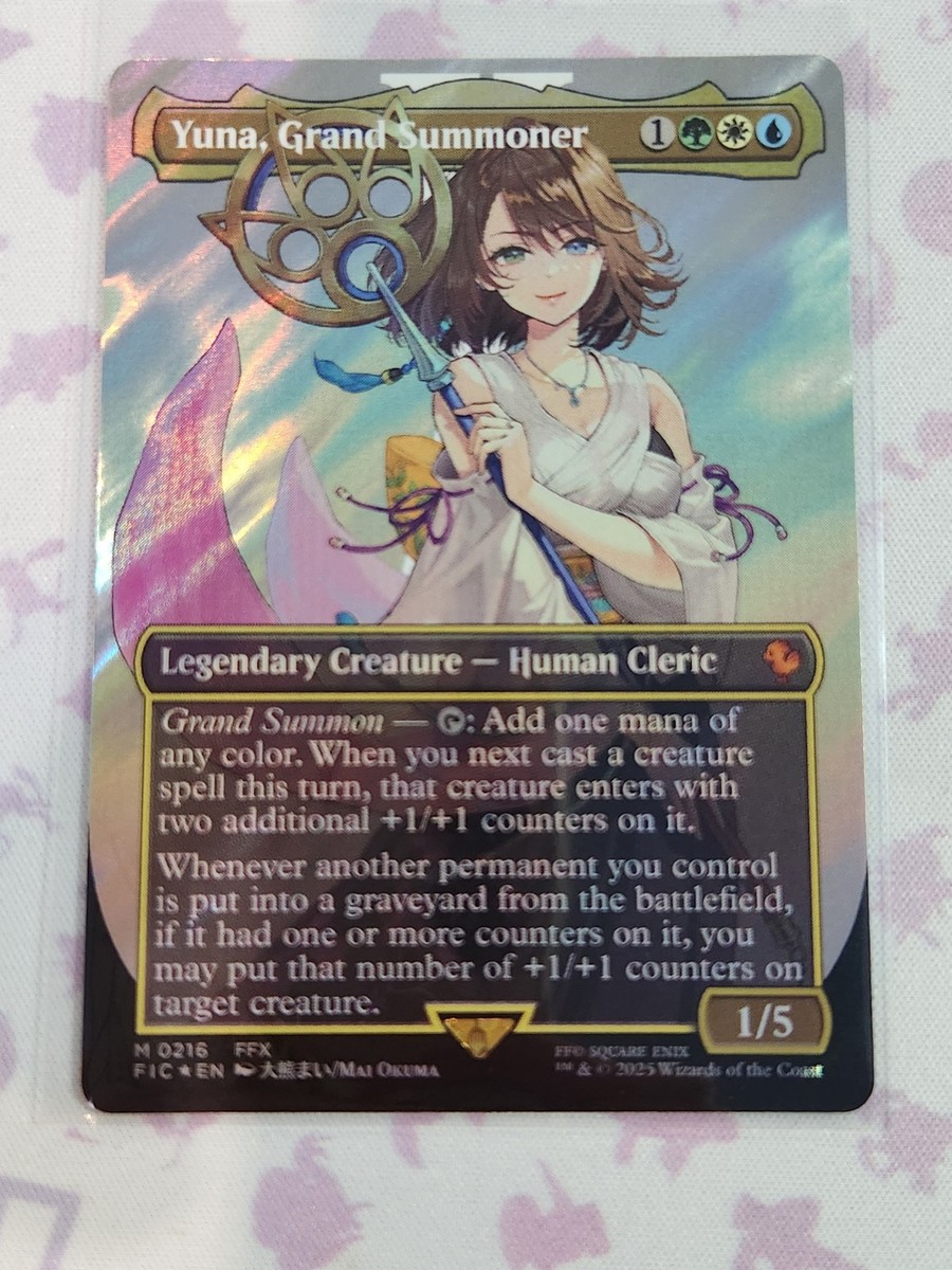 MTG 大召喚士、ユウナ/ Yuna, Grand  サージ Foil 日)【Surge-Foil
