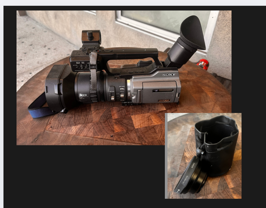 Sony DSR-PD170 DVCAM Pro Video Camcorder 3CCD 12x Zoom MiniDV