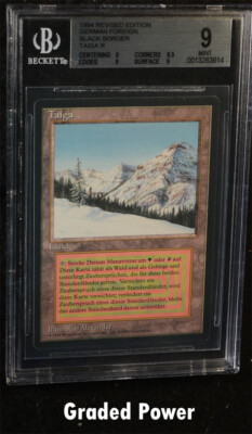 Taiga ドイツ語 黒枠 3EDBB サインド MTG Taiga ドイツ語 黒枠 3EDBB