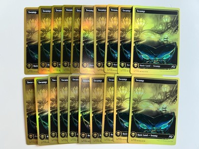 MTG foil 英語版 沼 Swamp Avon 0003 SLP ② MTG foil 英語版 沼 Swamp