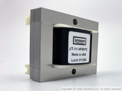 Line Output Transformer, 80% Nickel Laminations, Jensen
