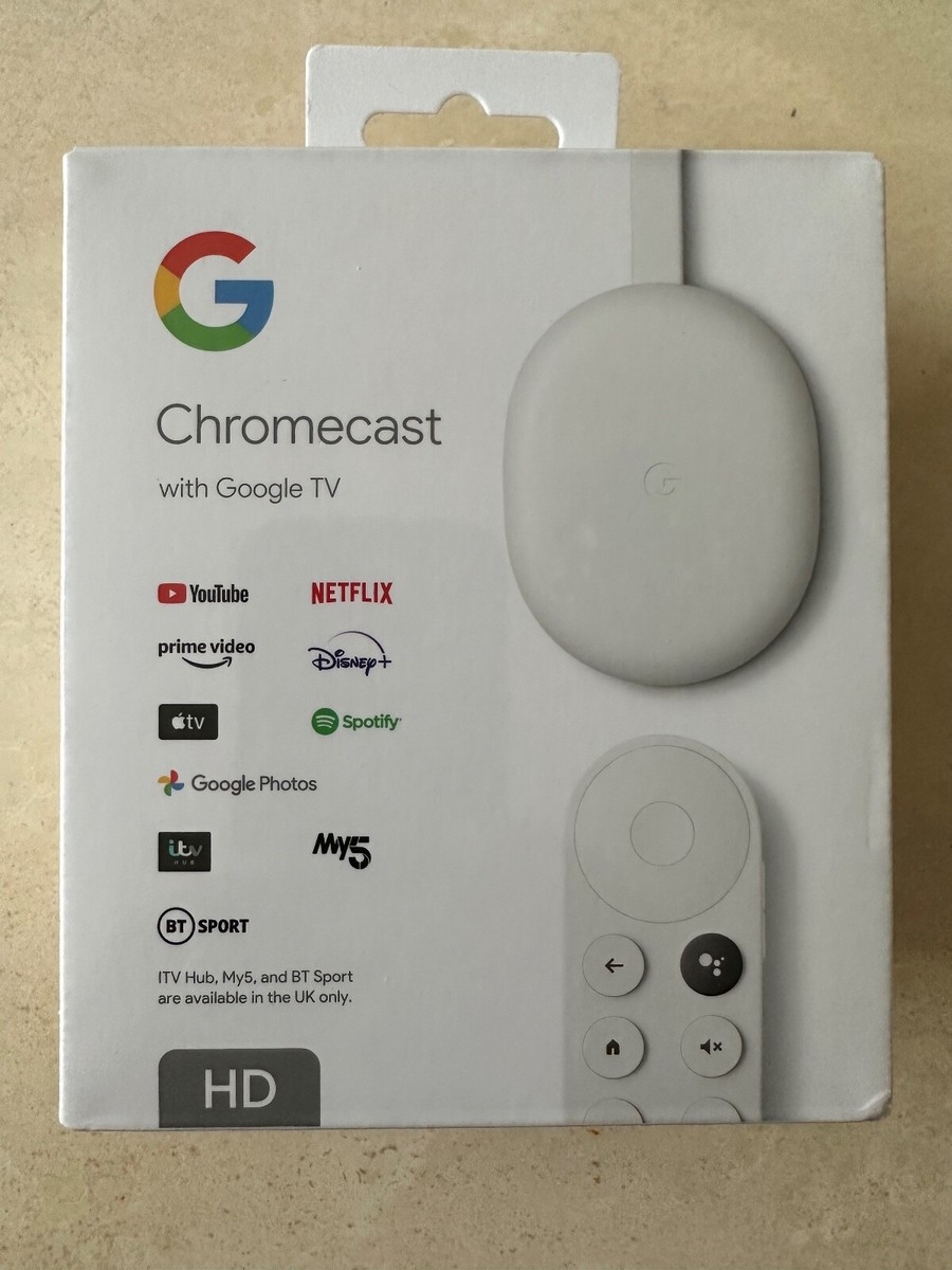 All New Google Chromecast with Google TV & Voice Remote | HD