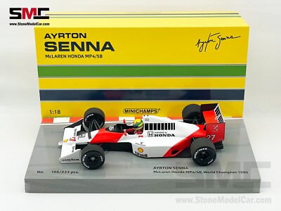 Mclaren MP4/5B #27 Ayrton Senna 1990 F1 World Champion 1:18