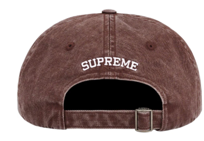 Supreme Pigment Print S Logo 6-Panel Hat Cap Brown FW23 100
