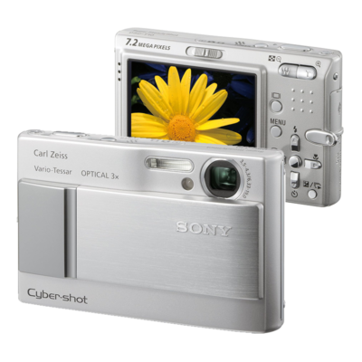 Sony Cyber-shot DSC-T10 7.2MP Digital Camera 3x Optical Zoom in
