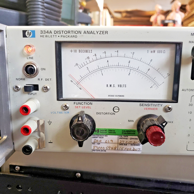 希少品 HP 334A DISTORTION ANALYZER オーディオ歪率計 希少品 HP 334A