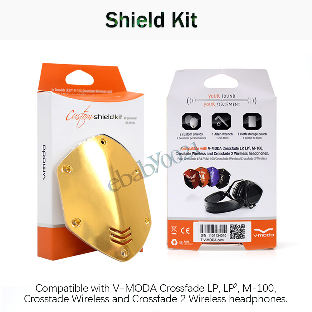 V-MODA OV-KIT Crossfade Headphone Metal Shield Kit LP LP2 M-100