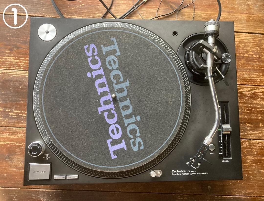 Technics SL1200MK5 2 Turntable Pair Black Dj Direct Player Tested