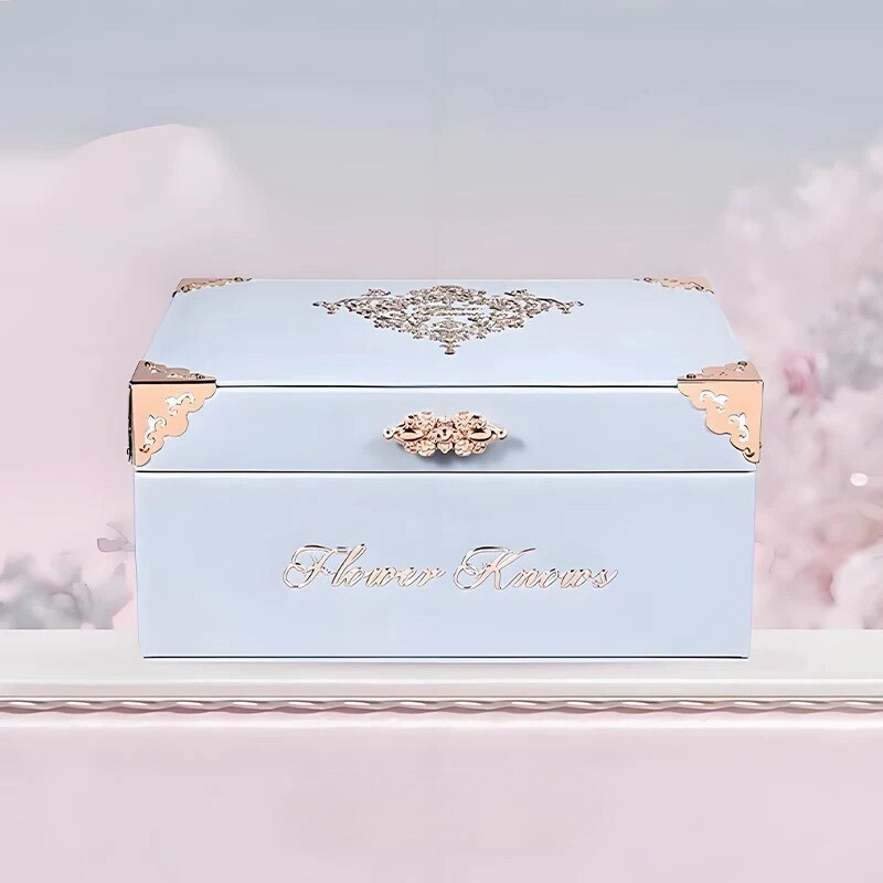 Flower Knows 8th Anniversary Jewelry Box Makeup Box Vanity Box NEW
