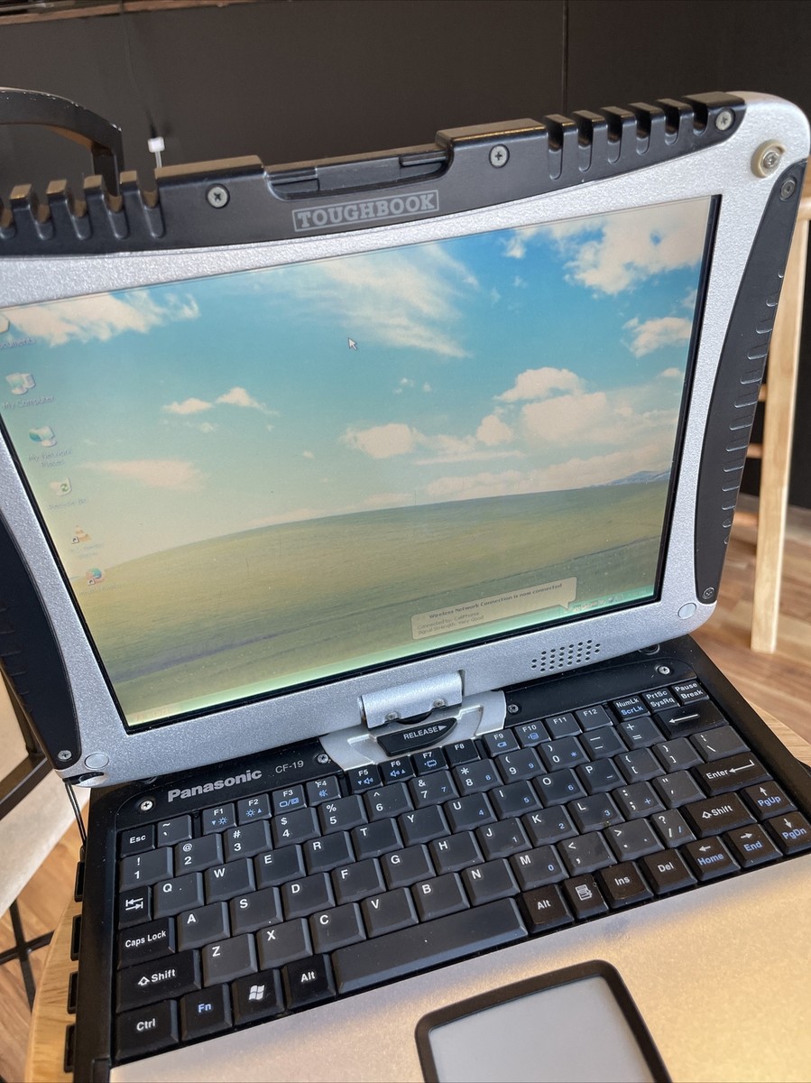 Panasonic CF-19 Toughbook Rugged Windows XP MS Office Serial Port