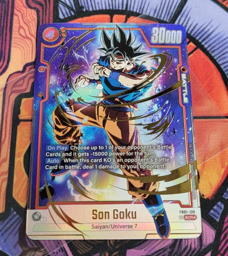 PSA10 ドラゴンボールカード 孫悟空 SCR FB01-139 PSA10